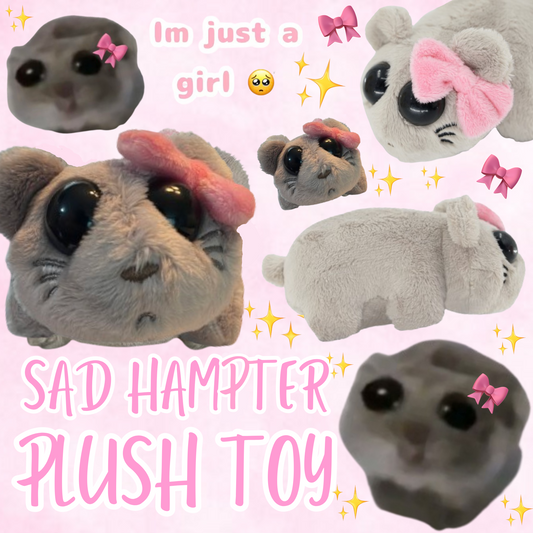 Sad hampter plushy - built in sound